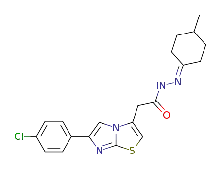 [6-(4-chloro-phenyl)-imidazo[2,1-b]thiazol-3-yl]-acetic acid (4-methyl-cyclohexylidene)-hydrazide