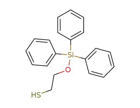 Molecular Structure of 205698-59-5 (Ethanethiol, 2-[(triphenylsilyl)oxy]-)
