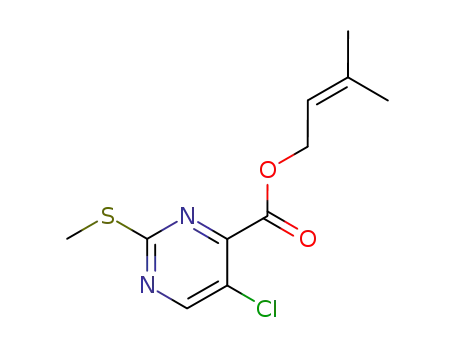 5-chloro-4-(3-methyl-2-butenyloxy)-2-methylthiopyrimidine