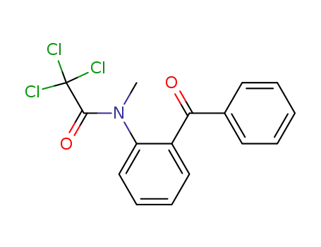 N-(2-benzoylphenyl)-2,2,2-trichloro-N-methylacetamide