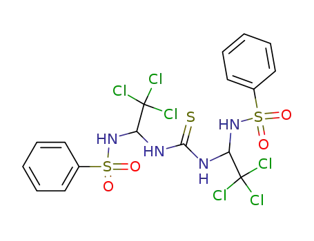N,N'-bis(1-benzenesulfonamido-2,2,2-trichloroethyl)thiocarbamide