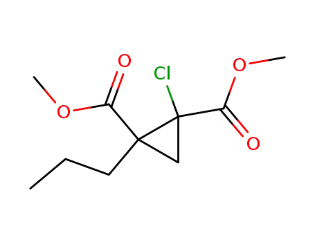 1-chloro-2-propyl-cyclopropane-1,2-dicarboxylic acid dimethyl ester