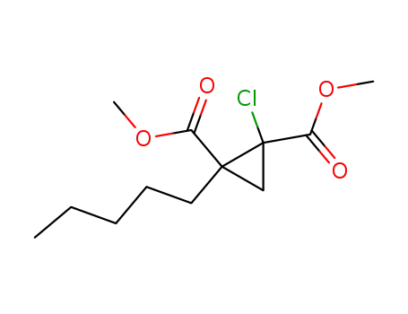 1-chloro-2-pentyl-cyclopropane-1,2-dicarboxylic acid dimethyl ester