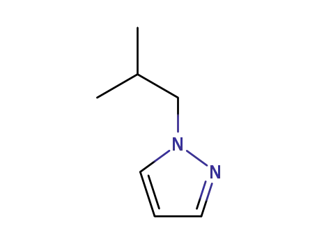 Molecular Structure of 725746-81-6 (1-Isobutyl-1H-pyrazole)