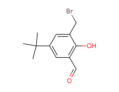 3-(bromomethyl)-5-(tert-butyl)-2-hydroxybenzaldehyde