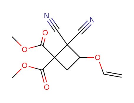 2,2-dicyano-3-vinyloxy-cyclobutane-1,1-dicarboxylic acid dimethyl ester