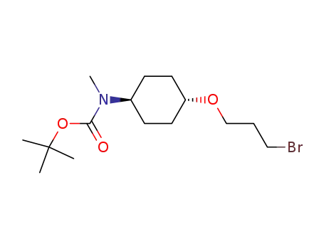 [4-(3-bromo-propoxy)-cyclohexyl]-methyl-carbamic acid tert-butyl ester