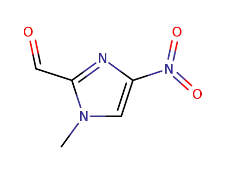 Molecular Structure of 73455-94-4 (1H-Imidazole-2-carboxaldehyde, 1-methyl-4-nitro- (9CI))