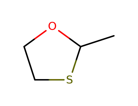 Molecular Structure of 17642-74-9 (2-METHYL-1,3-OXATHIOLANE)