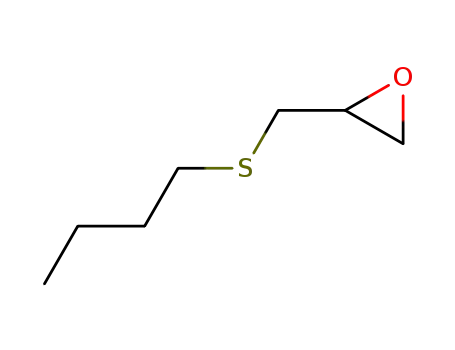 Molecular Structure of 29765-12-6 (Oxirane, [(butylthio)methyl]-)