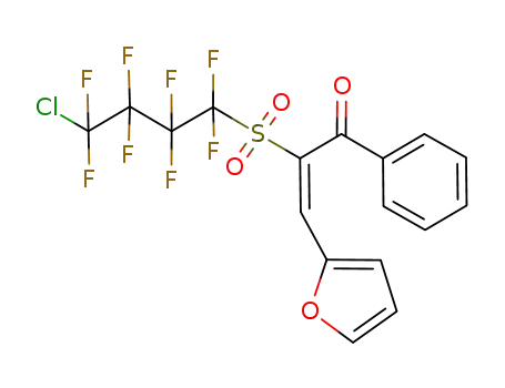 (E)-2-(4-Chloro-1,1,2,2,3,3,4,4-octafluoro-butane-1-sulfonyl)-3-furan-2-yl-1-phenyl-propenone