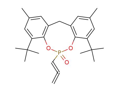 4,8-di-tert-butyl-2,10-dimethyl-6-propa-1,2-dienyl-12H-5,7-dioxa-6-phospha-dibenzo[a,d]cyclooctene 6-oxide