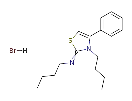 N-butyl-N-(3-butyl-4-phenyl-2,3-dihydro-1,3-thiazol-2-yliden)amine hydrobromide