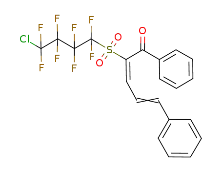 (2E,4E)-2-(4-Chloro-1,1,2,2,3,3,4,4-octafluoro-butane-1-sulfonyl)-1,5-diphenyl-penta-2,4-dien-1-one