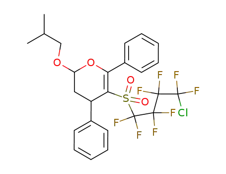5-(4-chloro-1,1,2,2,3,3,4,4-octafluoro-butane-1-sulfonyl)-2-isobutoxy-4,6-diphenyl-3,4-dihydro-2H-pyran