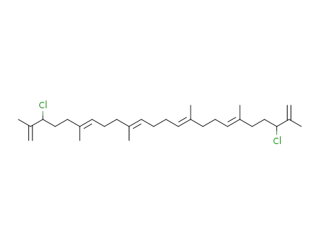 (6E,10E,14E,18E)-3,22-Dichloro-2,6,10,15,19,23-hexamethyl-tetracosa-1,6,10,14,18,23-hexaene