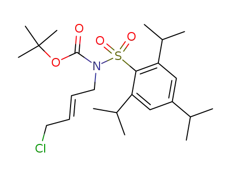 N-[(E)-4-chloro-2-buten-1-yl]-N-(tert-butoxycarbonyl)-(2,4,6-triisopropyl)phenylsulfonamide