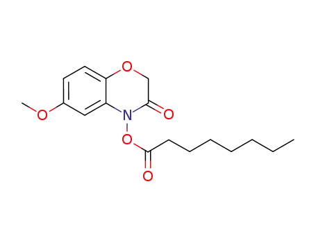 4-octanoyloxy-6-methoxy-(2H)-1,4-benzoxazin-3(4H)-one