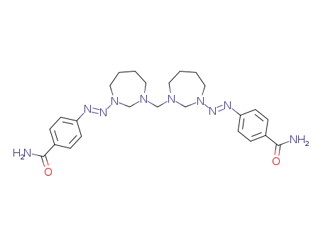 4-(2-{3-[(3-{2-[4-(aminocarbonyl)phenyl]-1-diazenyl}-1,3-diazepan-1-yl)methyl]-1,3-diazepan-1-yl}-1-diazenyl)benzamide
