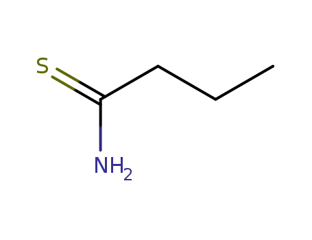 Molecular Structure of 16536-93-9 (Butanethioamide)