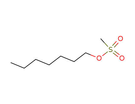 Molecular Structure of 16156-51-7 (Methanesulfonic acid, heptyl ester)