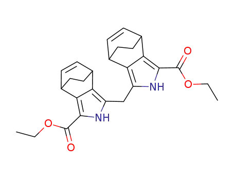Molecular Structure of 663905-19-9 (4,7-Ethano-2H-isoindole-1-carboxylic acid,
3,3'-methylenebis[4,7-dihydro-, diethyl ester)
