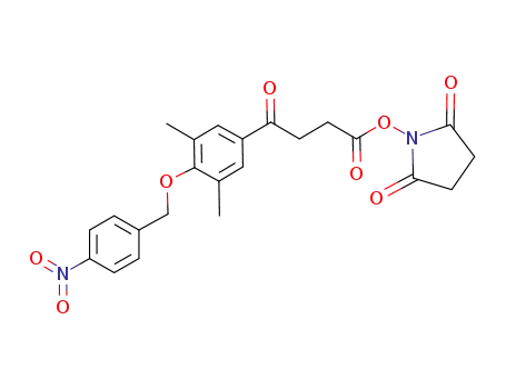 4-[3,5-dimethyl-4-(4-nitro-benzyloxy)-phenyl]-4-oxo-butyric acid 2,5-dioxo-pyrrolidin-1-yl ester