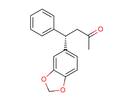 (S)-4-(3,4-methylenedioxy-phenyl)-4-phenyl-2-butanone