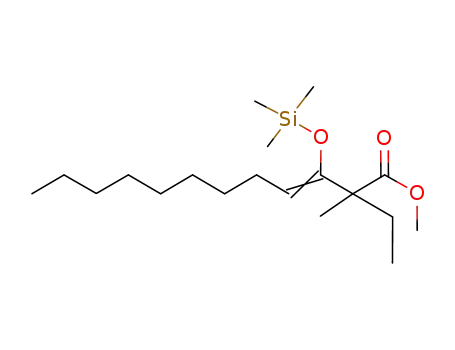methyl 2-ethyl-2-methyl-3-(trimethylsiloxy)dodec-3-enoate