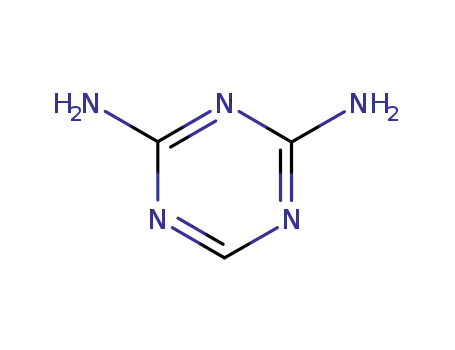 Molecular Structure of 504-08-5 (2,4-DIAMINO-1,3,5-TRIAZINE)