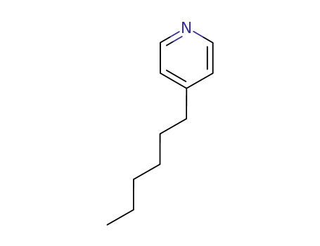 Molecular Structure of 27876-24-0 (4-hexylpyridine)