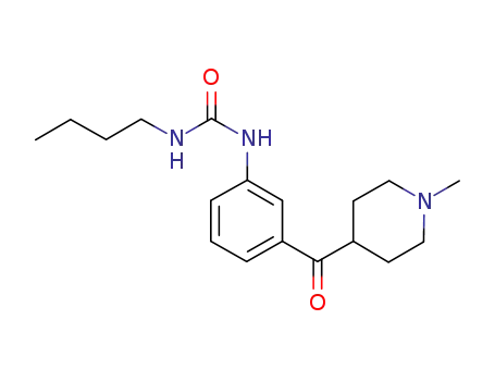 4-[3-(butylureido)benzoyl]-1-methylpiperidine