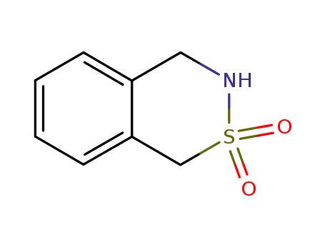 Molecular Structure of 33183-87-8 (1H-2,3-Benzothiazine, 3,4-dihydro-, 2,2-dioxide)