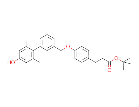 tert-butyl 3-{4-[(4'-hydroxy-2',6'-dimethylbiphenyl-3-yl)methoxy]phenyl}propanoate