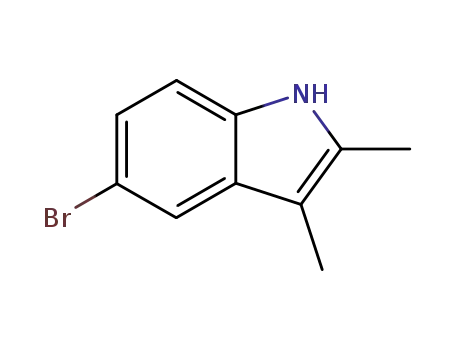 Molecular Structure of 4583-55-5 (5-Bromo-2,3-dimethylindole)