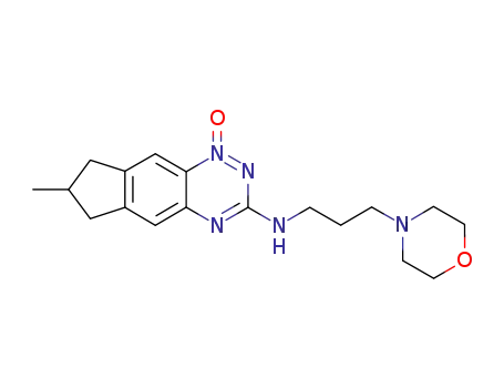 7-methyl-N-[3-(4-morpholinyl)propyl]-7,8-dihydro-6H-indeno[5,6-e][1,2,4]triazin-3-amine 1-oxide