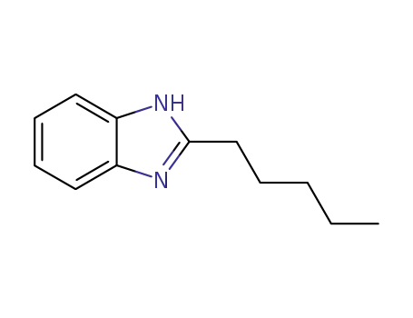 Molecular Structure of 5851-46-7 (1H-Benzimidazole,2-pentyl-(9CI))