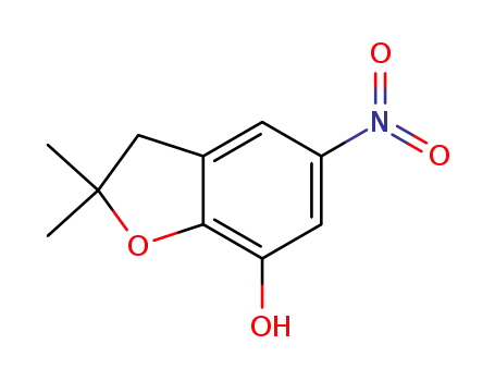 7-Benzofuranol, 2,3-dihydro-2,2-dimethyl-5-nitro-