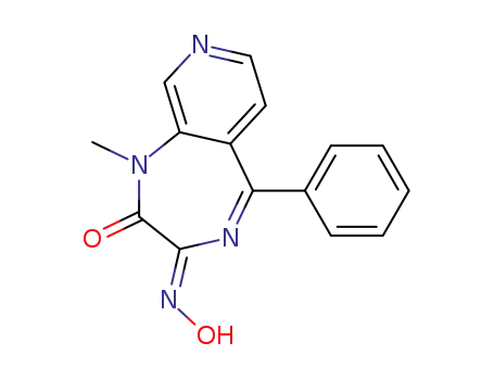 2,3-dihydro-3-hydroxyimino-1-methyl-5-phenyl-1H-pyrido[3,4-e]-1,4-diazepine-2-one