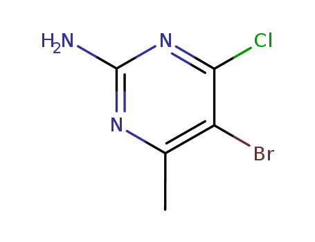 2-PYRIMIDINAMINE, 5-BROMO-4-CHLORO-6-METHYL-