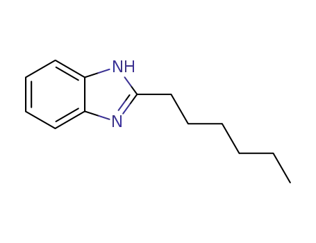 Molecular Structure of 5851-48-9 (2-Hexyl-1H-benzimidazole)