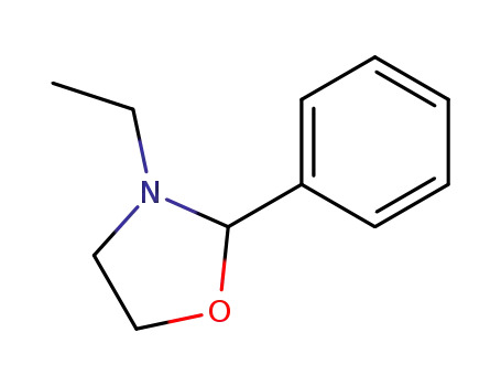 Molecular Structure of 1741-81-7 (Oxazolidine, 3-ethyl-2-phenyl-)