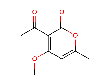 2H-Pyran-2-one, 3-acetyl-4-methoxy-6-methyl-