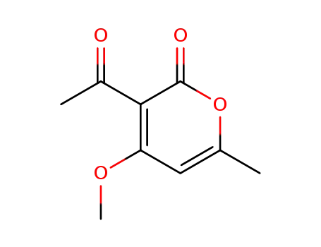 2H-Pyran-2-one, 3-acetyl-4-methoxy-6-methyl-