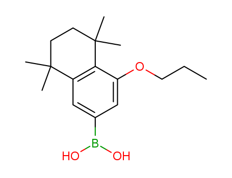 (5,6,7,8-tetrahydro-5,5,8,8-tetramethyl-4-propoxy-2-naphthalenyl)boronic acid