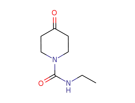 Molecular Structure of 675112-78-4 (1-Piperidinecarboxamide, N-ethyl-4-oxo-)