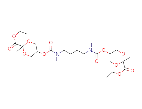 bis-1,4-{[(Z)-2-ethoxycarbonyl-2-methyl-[1,3]dioxane]-5-yloxycarbamoyl}-butane
