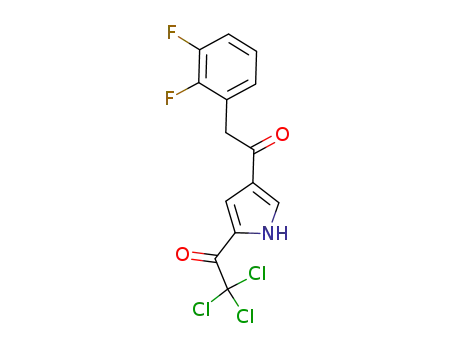 2,2,2-trichloro-1-{4-[(2,3-difluoro-phenyl)-acetyl]-1H-pyrrol-2-yl}-ethanone