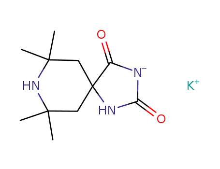 7,7,9,9-tetramethyl-1,3,8-triazaspiro[4,5]decane-2,4-dione potassium salt