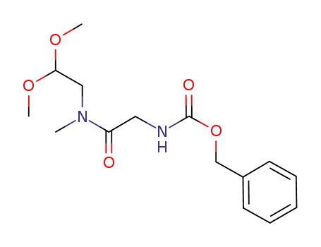 benzyl (2-((2,2-dimethoxyethyl)(methyl)amino)-2-oxoethyl)carbamate